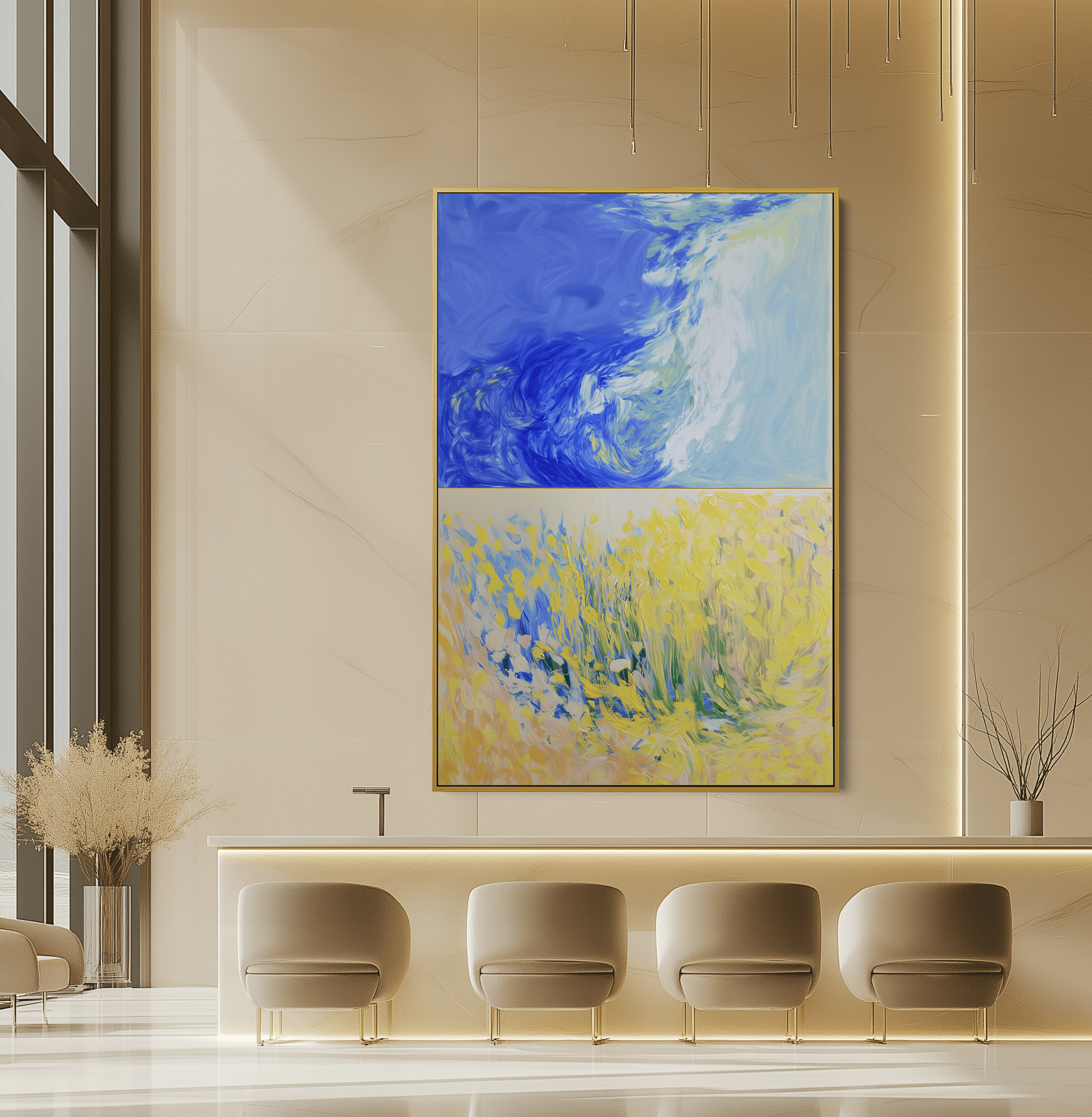 Waves Meet the Meadow UA - 1302 - Unique Aesthetics