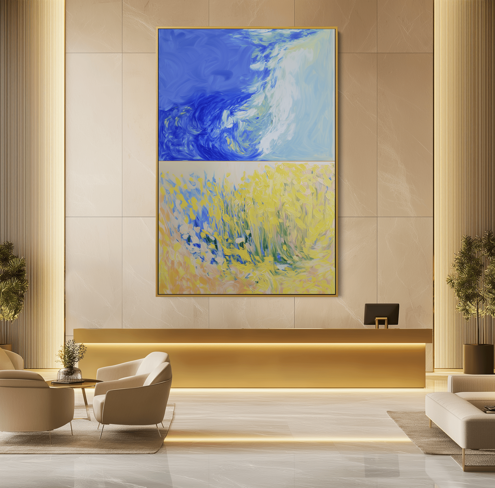 Waves Meet the Meadow UA - 1302 - Unique Aesthetics