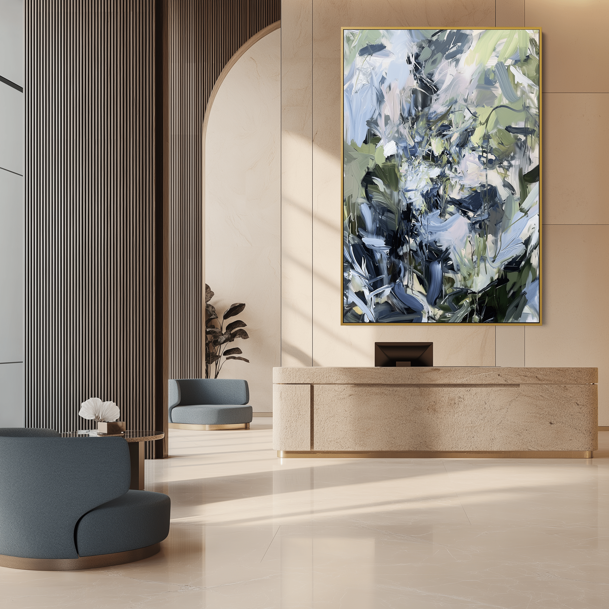 Where Green Devours Blue UA - 1340 - Unique Aesthetics