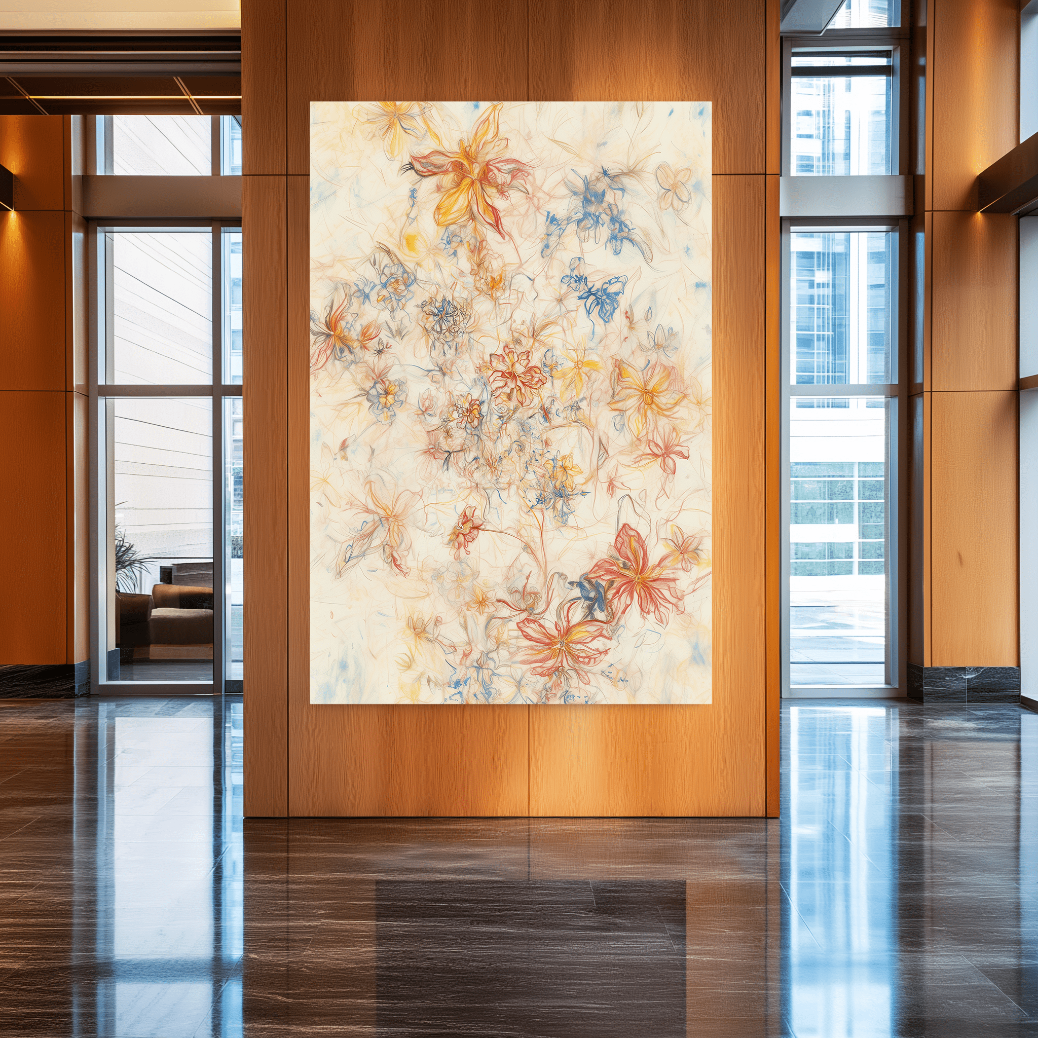 Whirlwind of Blossoms UA - 1256 - Unique Aesthetics