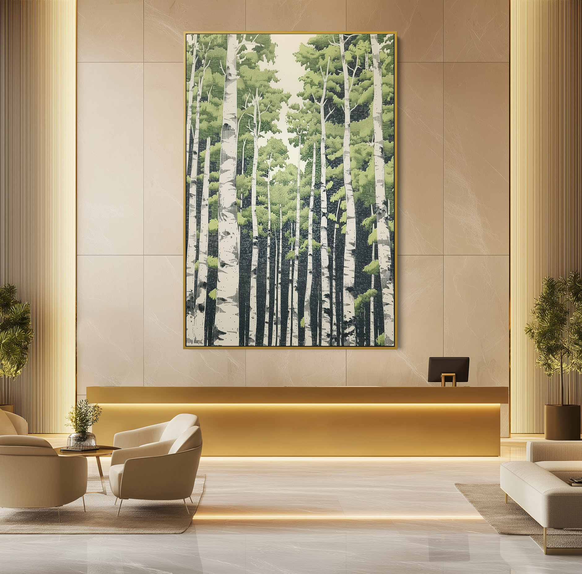 Among the Birch #UA-1023