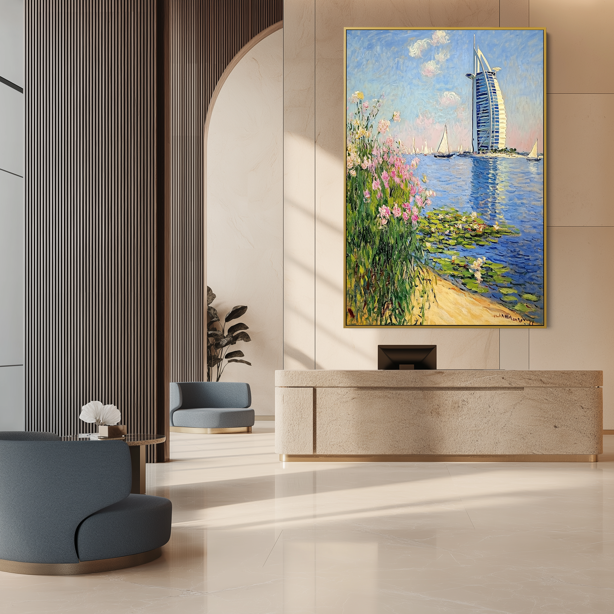 Blossoms & Burj  #UA-97