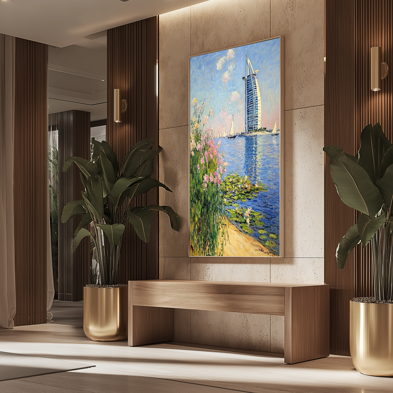 Blossoms & Burj  #UA-97