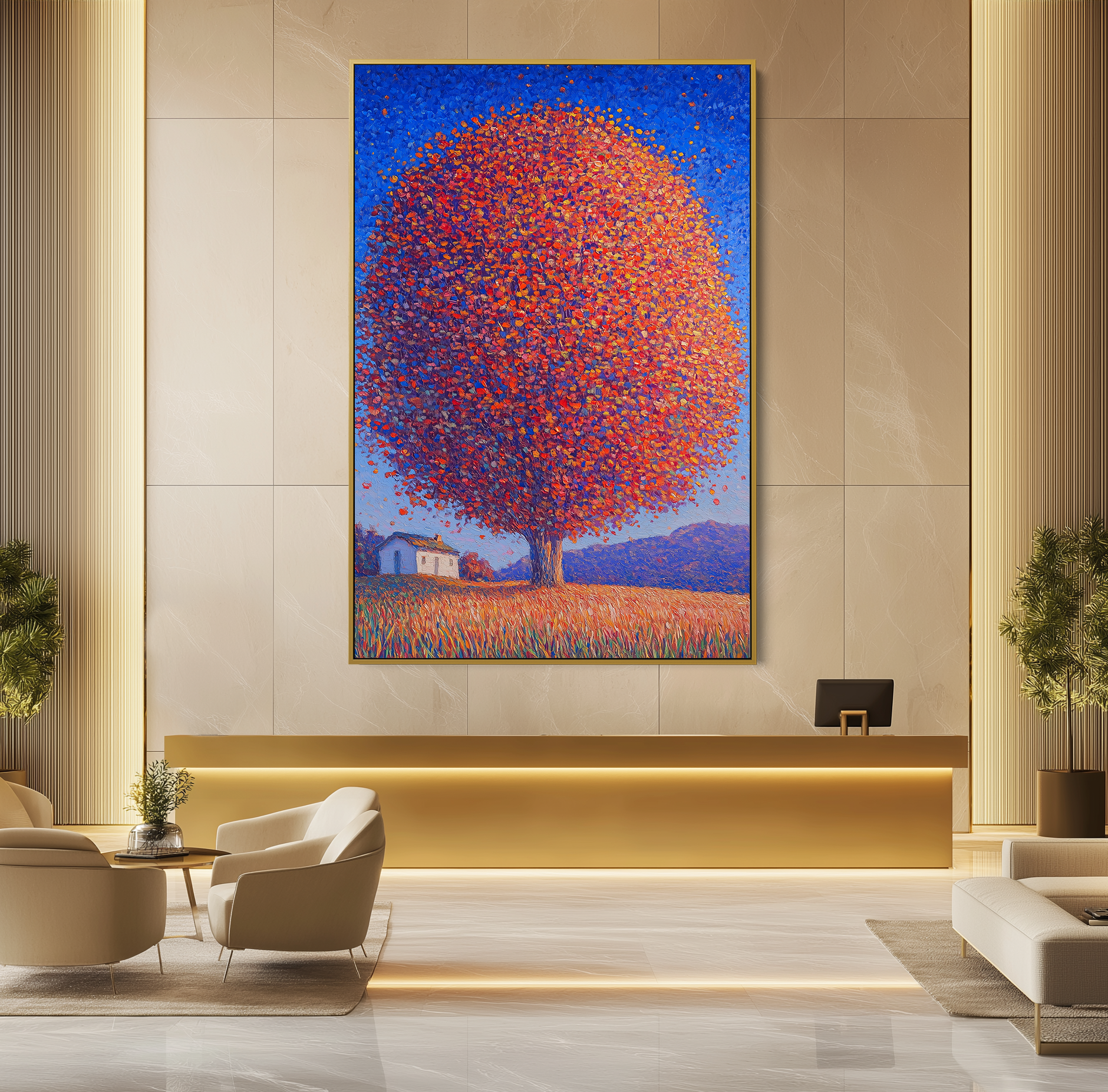 Saffron Stillness #UA-673