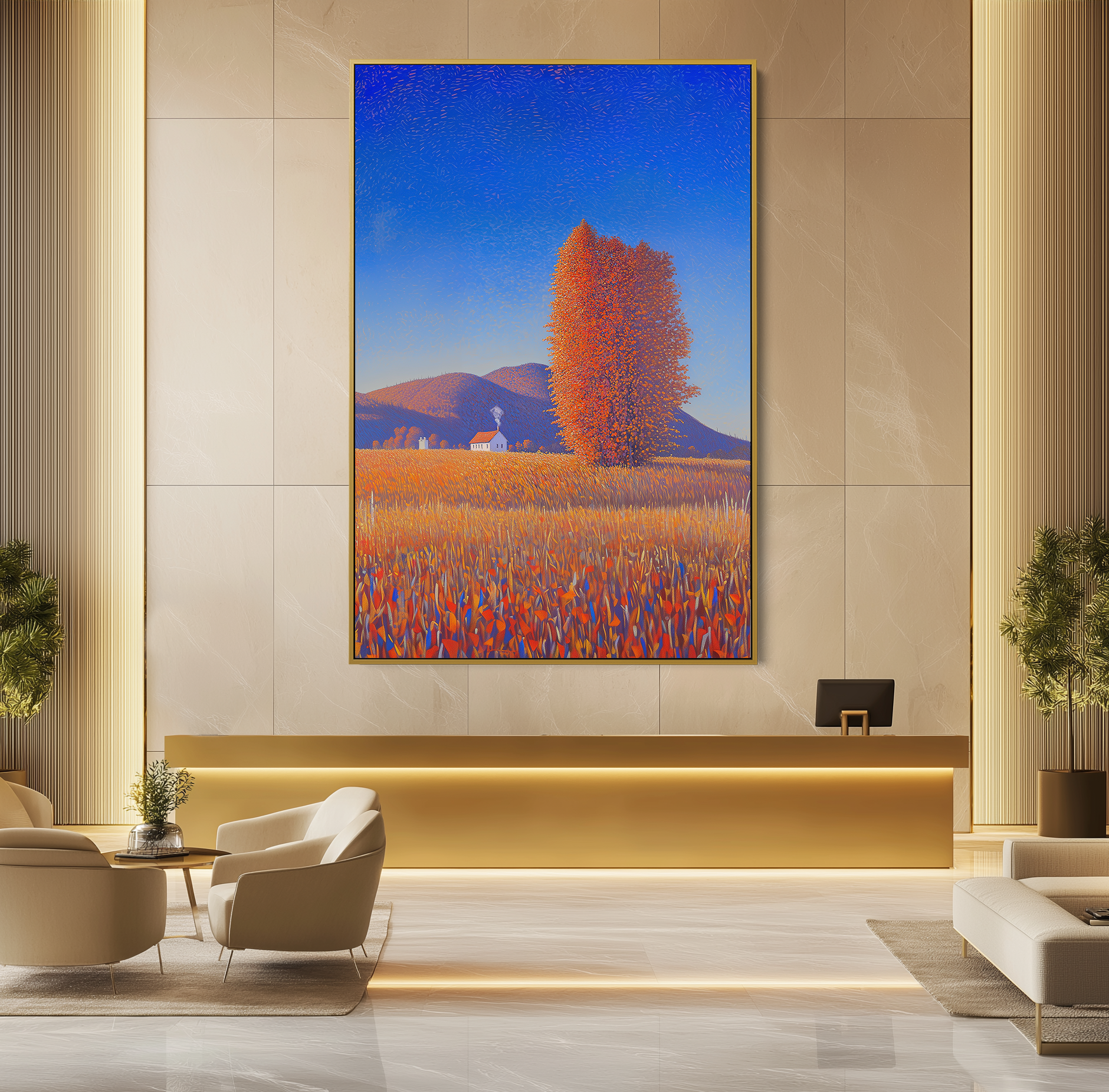 Saffron Stillness #UA-676
