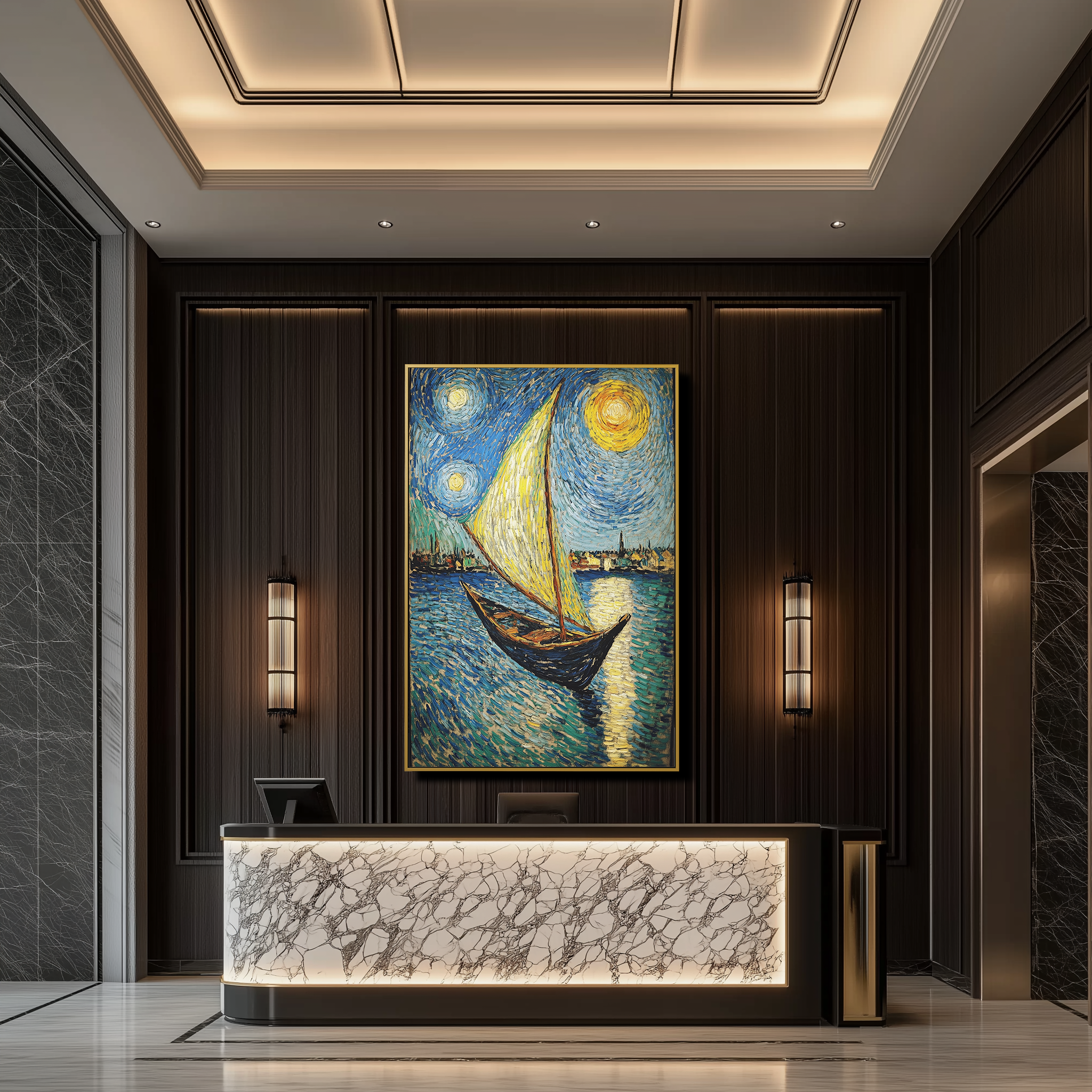 Sails in Twilight #UA-107