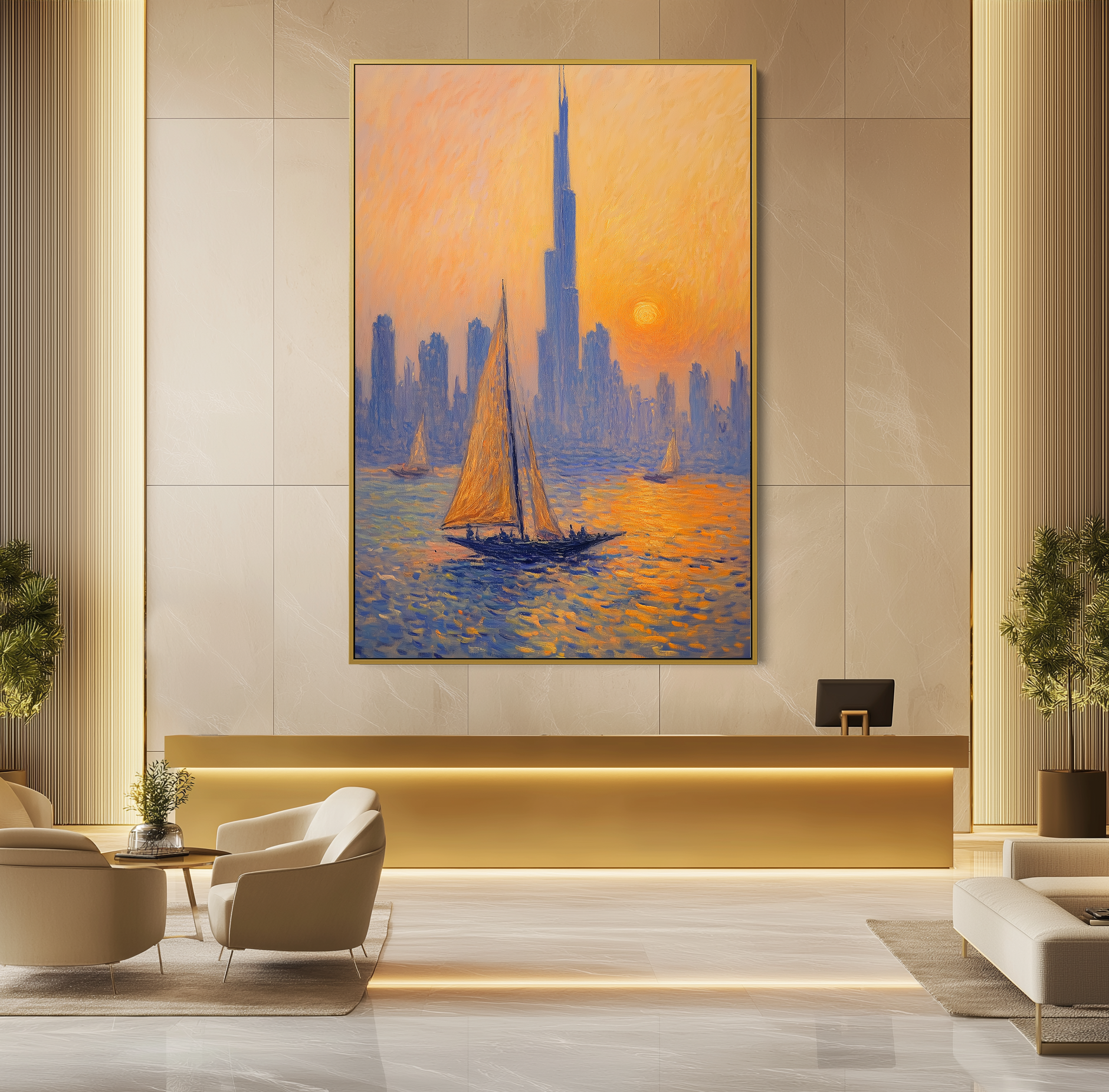 SAILS AT SUNSET  #UA-91