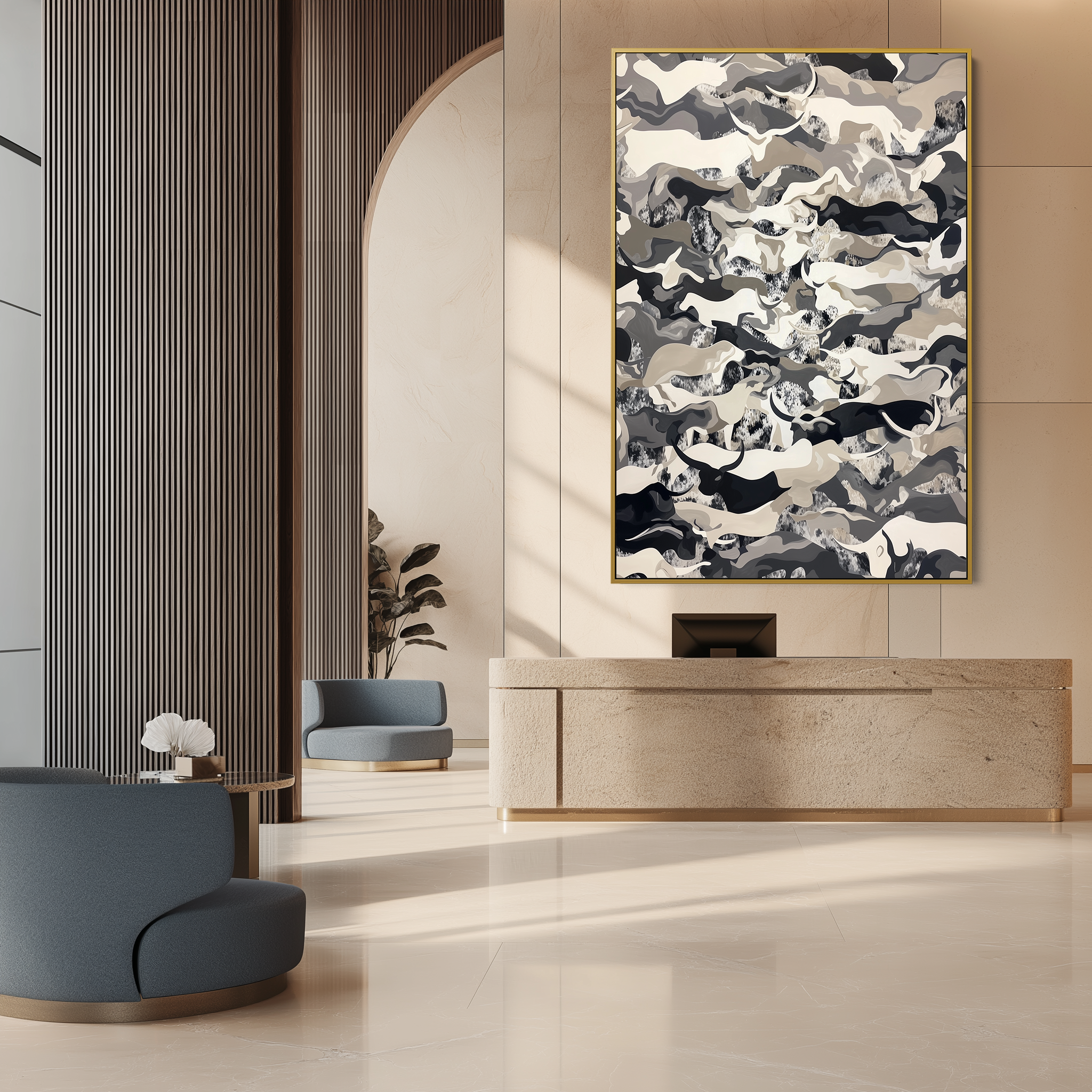 Monochrome Stampede #UA-1342