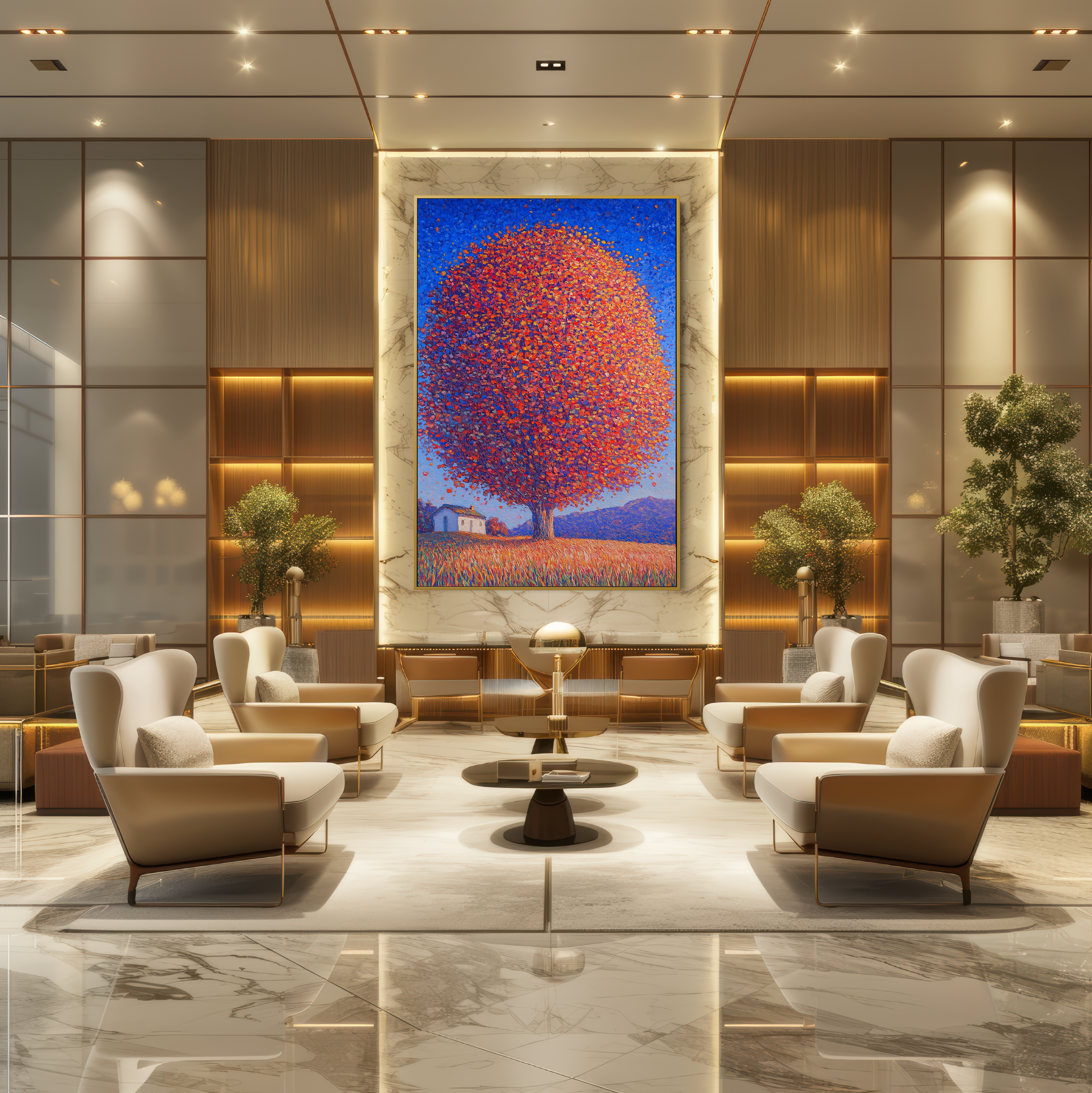 Saffron Stillness #UA-673