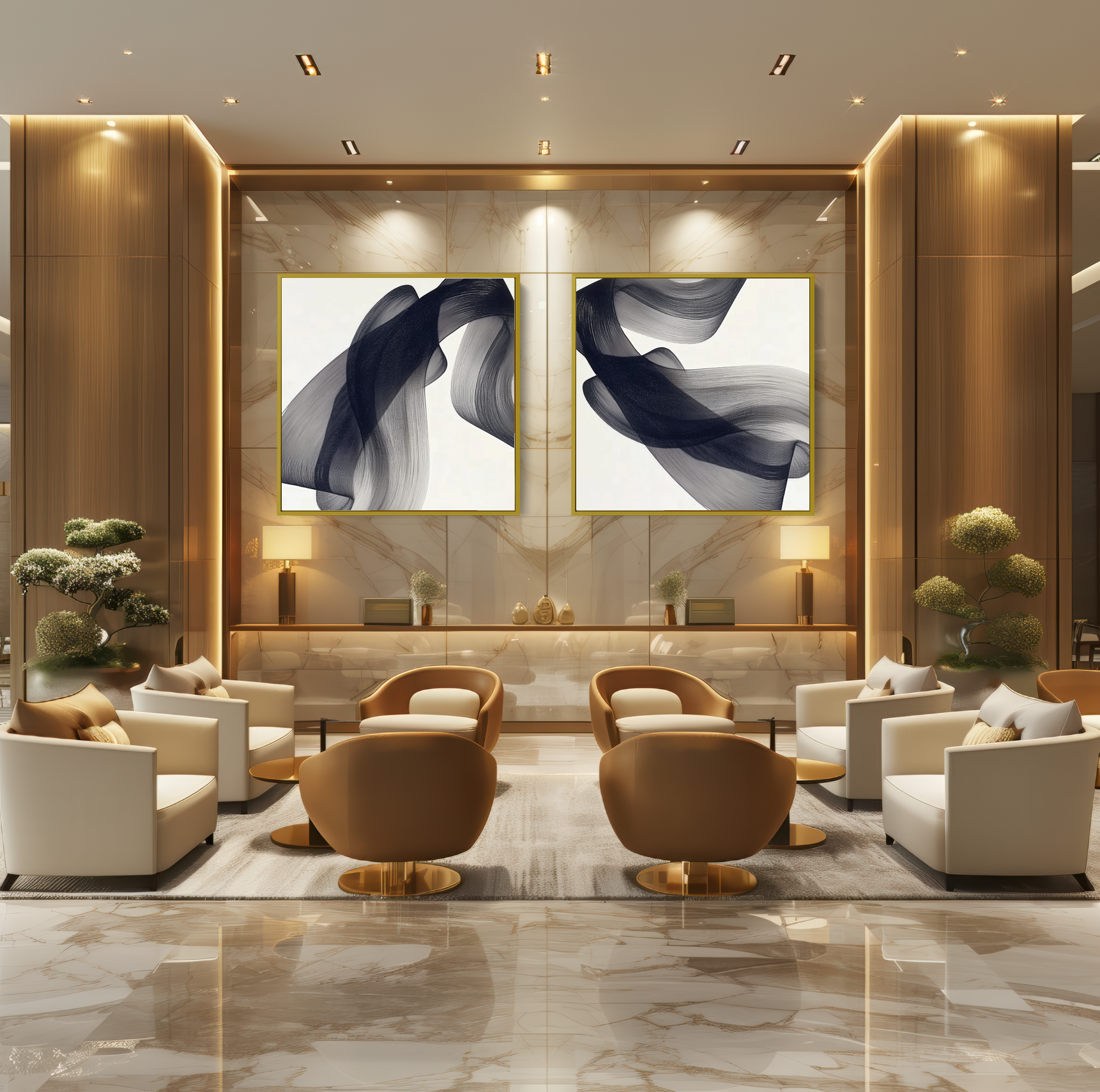 Contemporary Minimal Painting 1