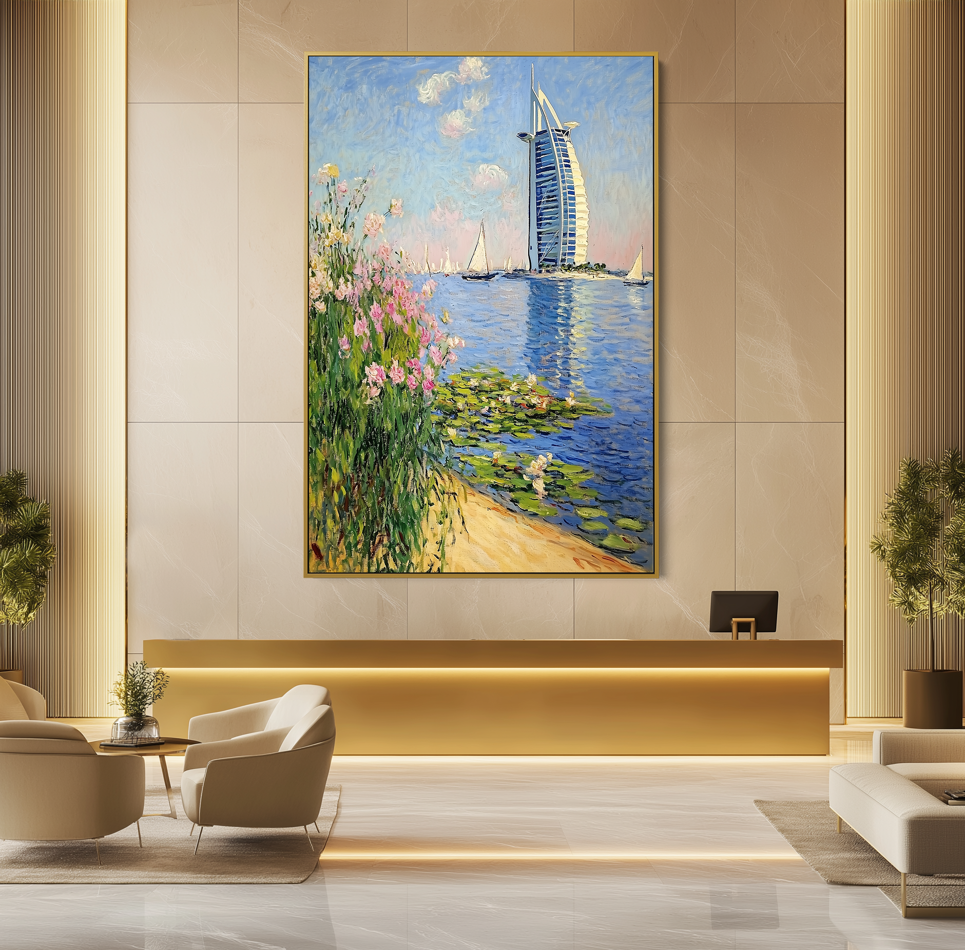 Blossoms & Burj  #UA-97