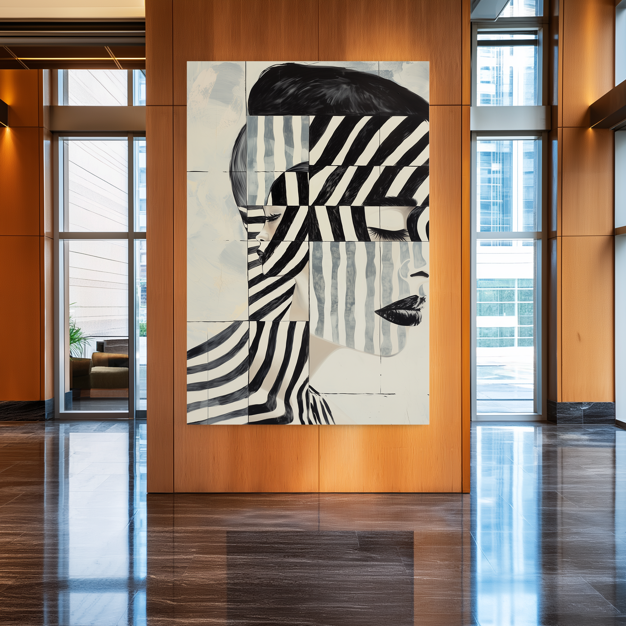 Moiré Face #UA-1058