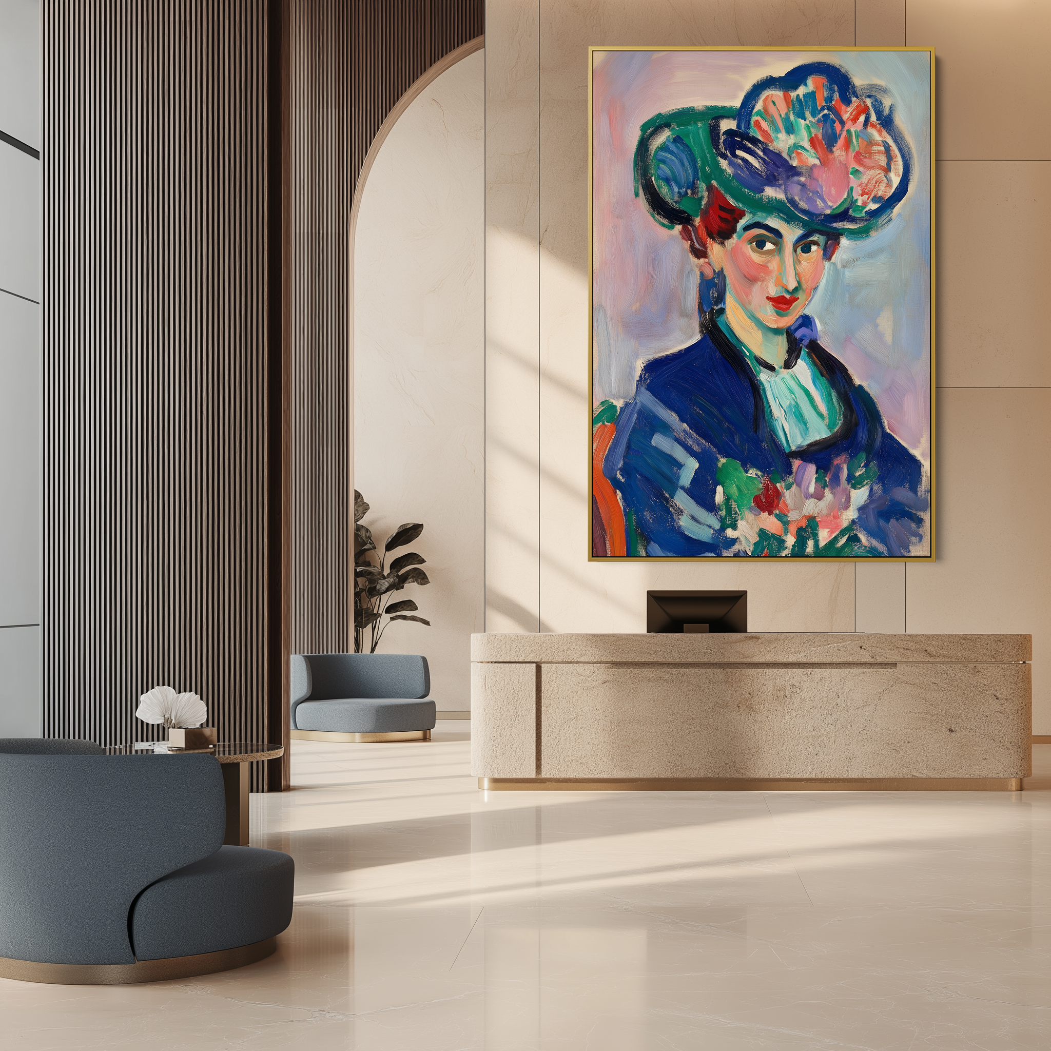 The Lady in Blue #UA-282