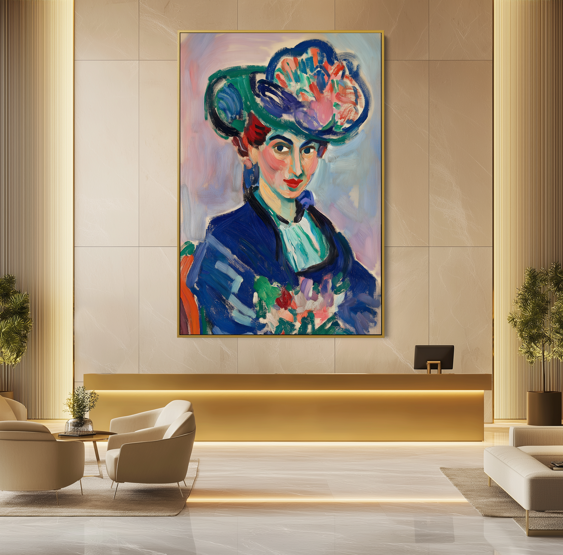 The Lady in Blue #UA-282