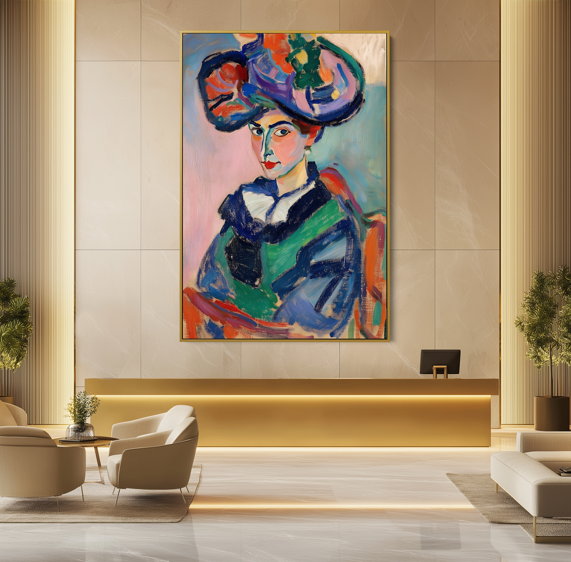 The Lady in Blue #UA-283