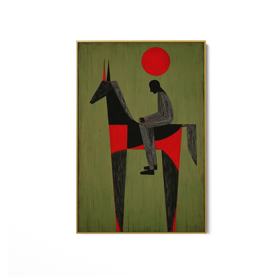 Rider & Red Sun #UA-1818
