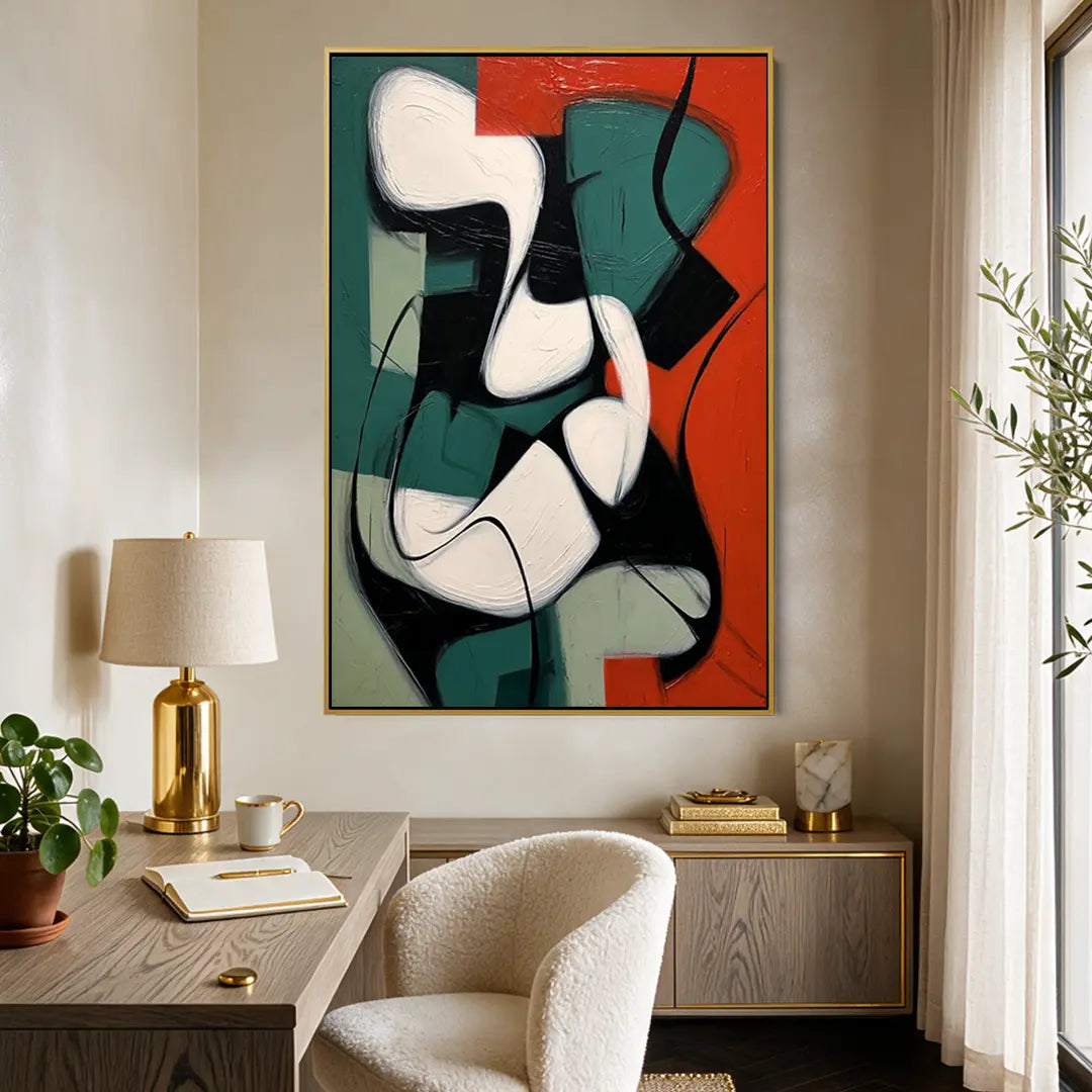 Emerald Cubism #UA-1844