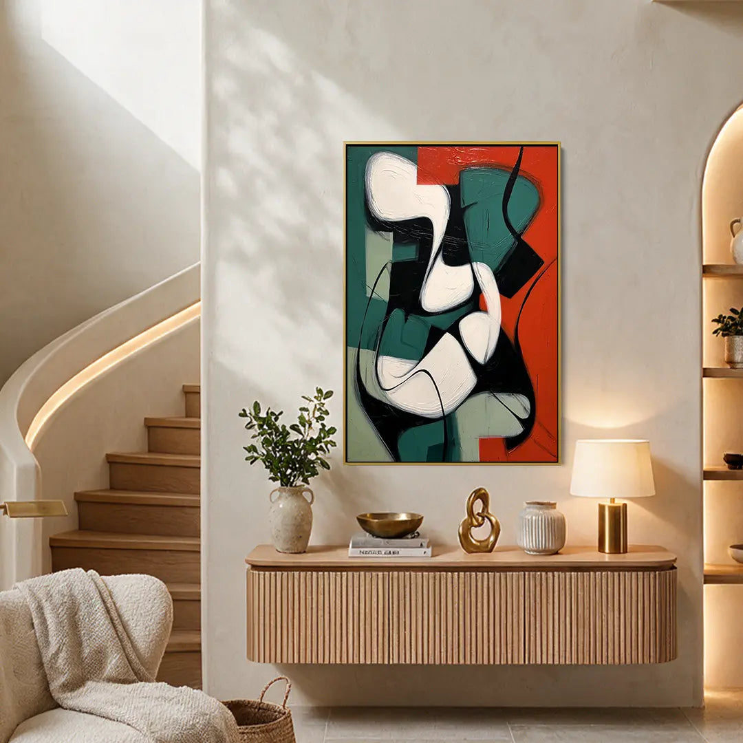 Emerald Cubism #UA-1844