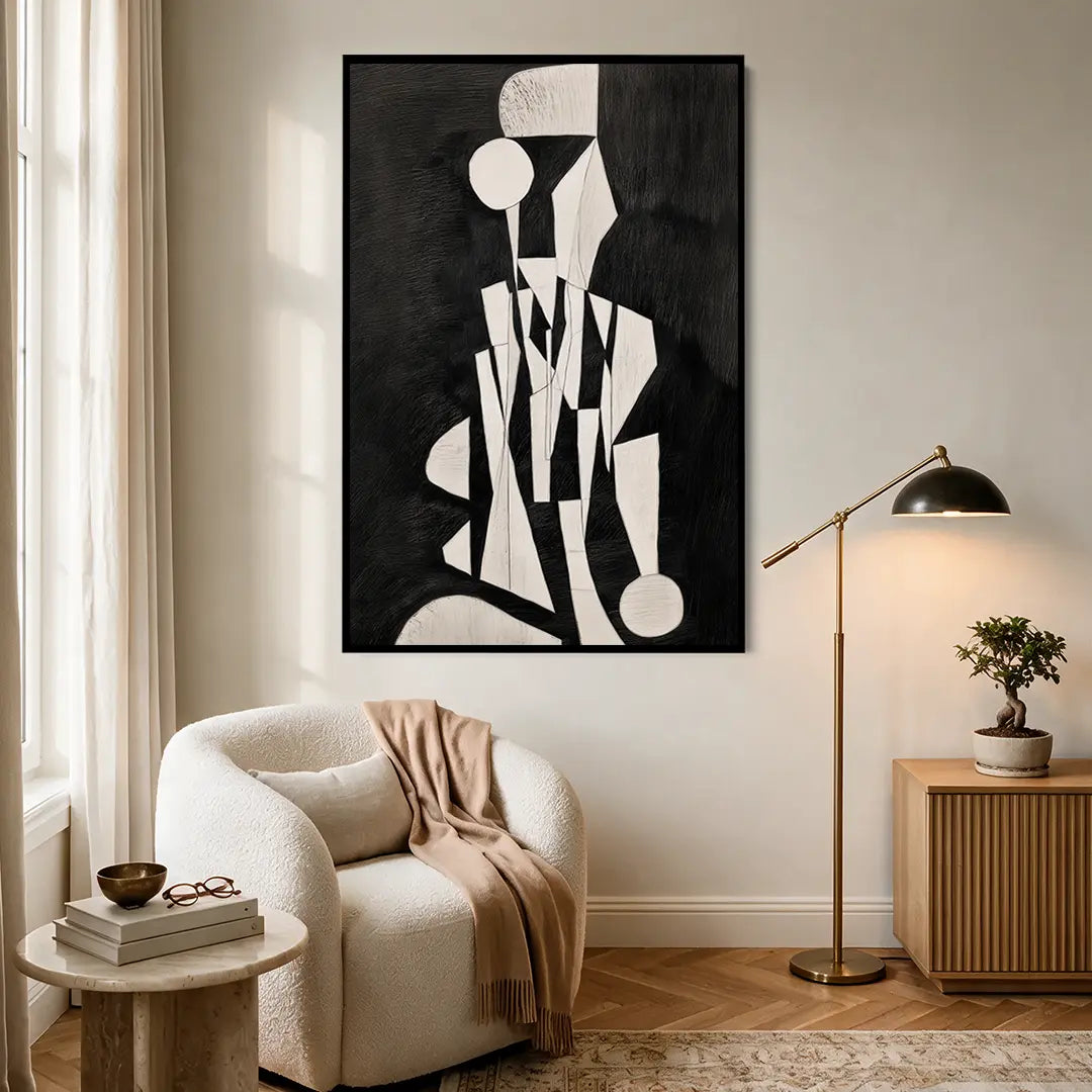 Ivory Cubist #UA-1847