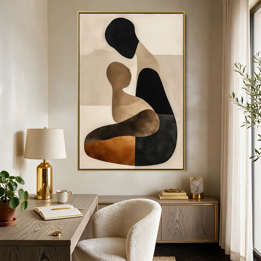 Seated in Ochre #UA-1867