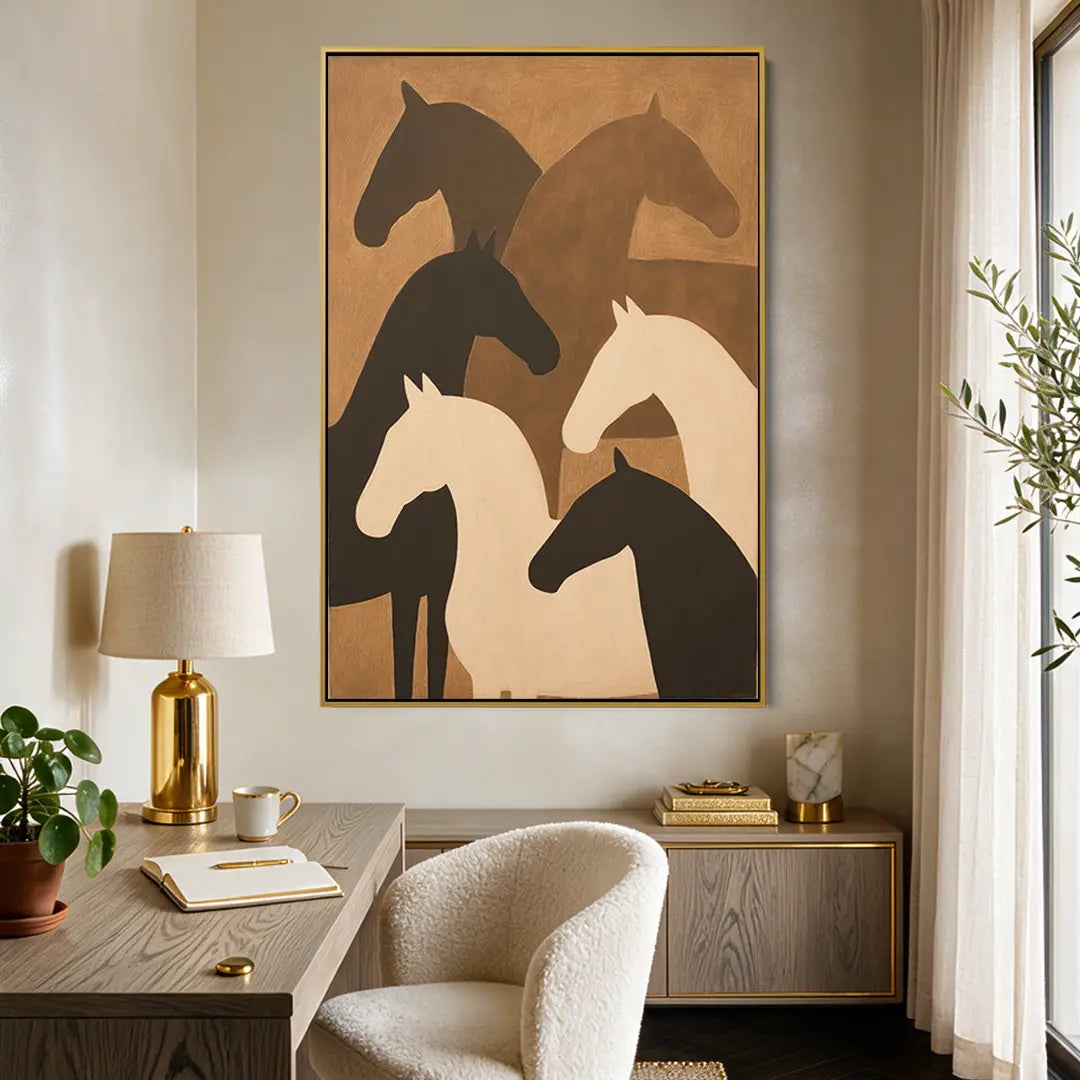 Ochre Silhouettes #UA-1938