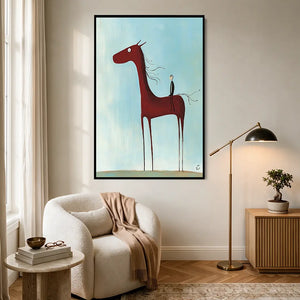 Tall Red Horse #UA-1941