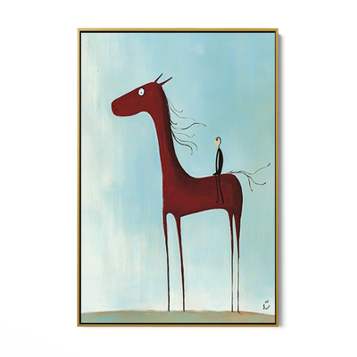 Tall Red Horse #UA-1941