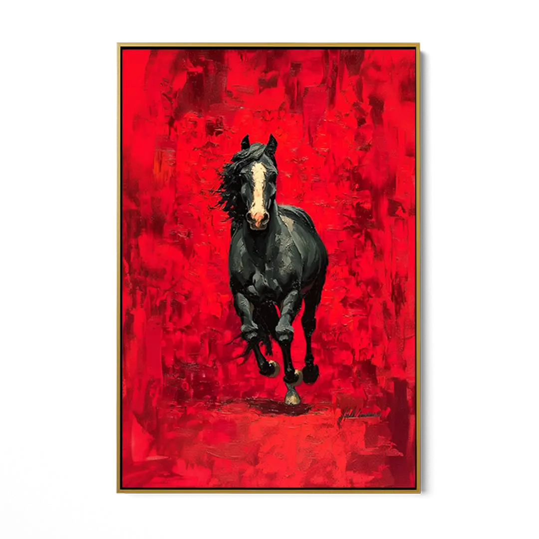 Black on Red #UA-1965