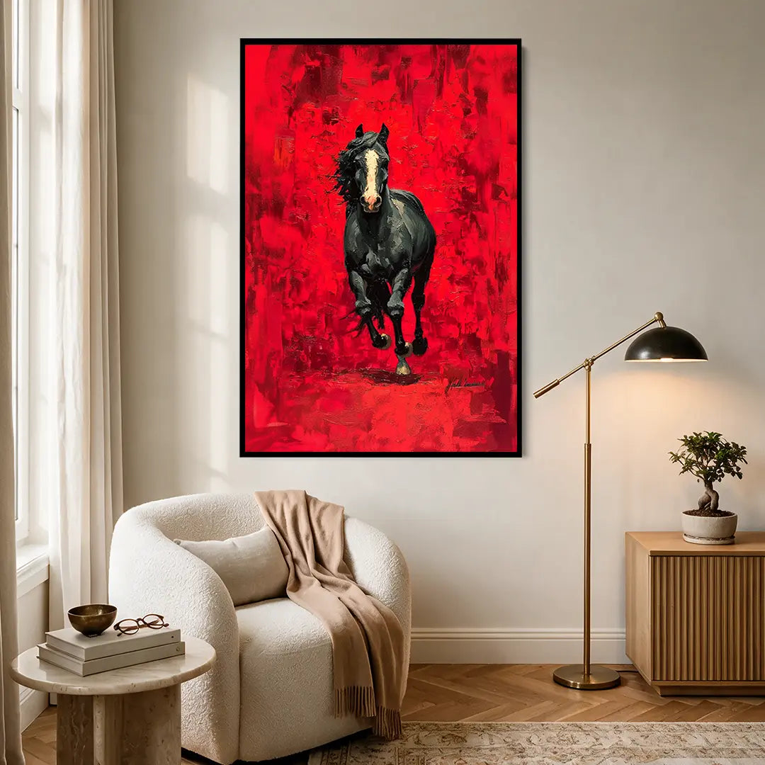 Black on Red #UA-1965