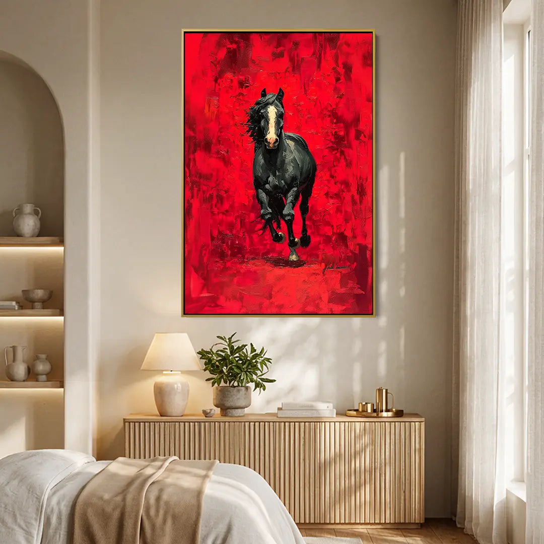 Black on Red #UA-1965