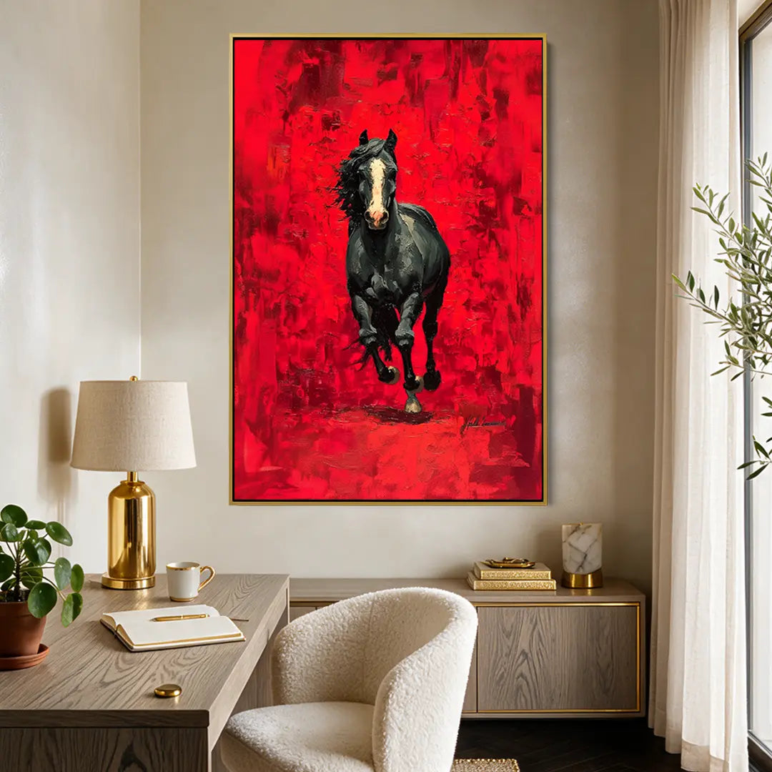 Black on Red #UA-1965