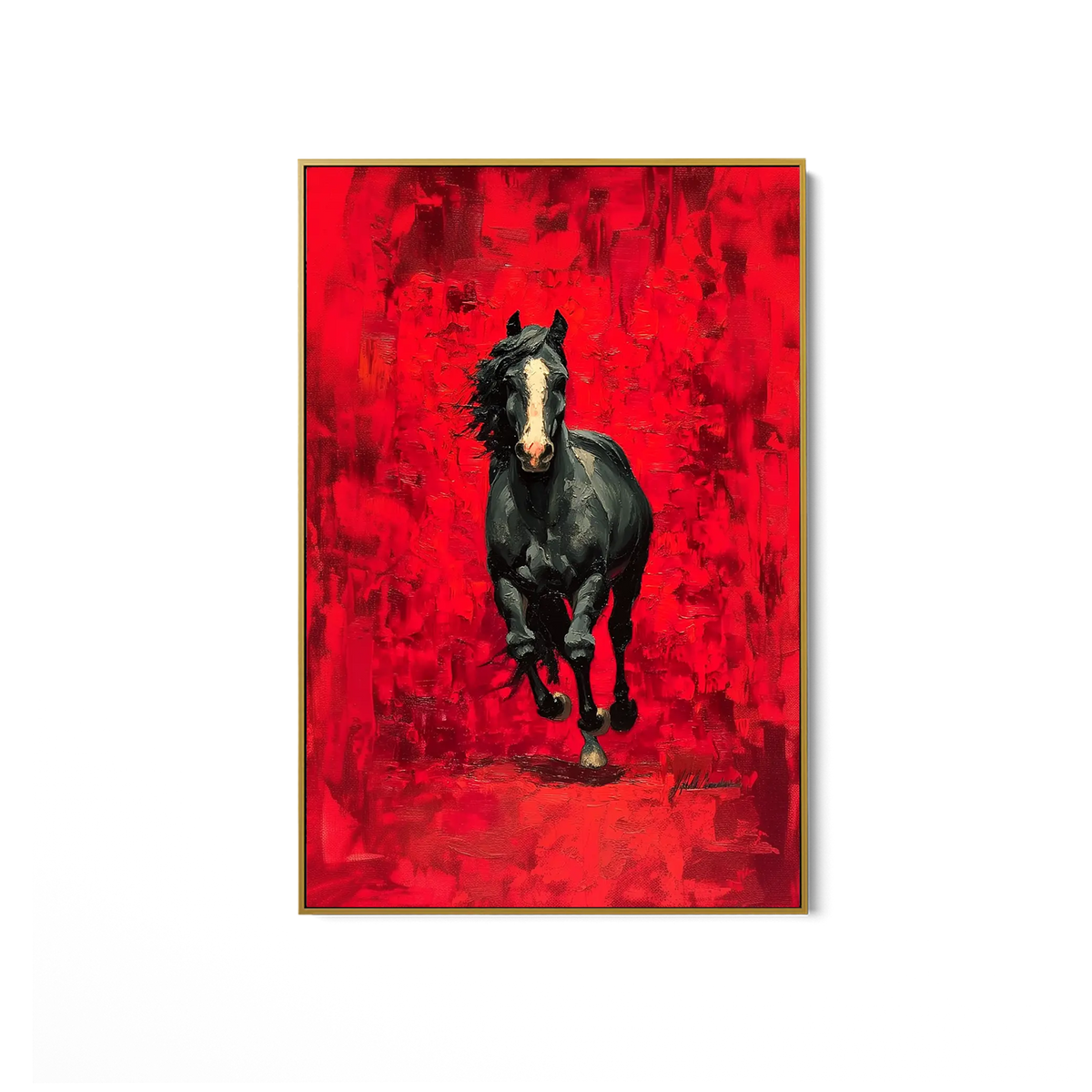 Black on Red #UA-1965