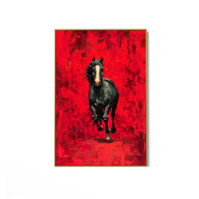 Black on Red #UA-1965