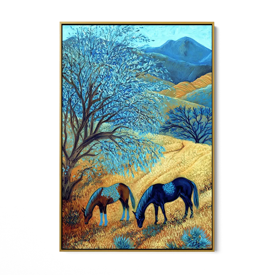 Blue Tree Hillside #UA-1969