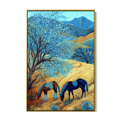 Blue Tree Hillside #UA-1969