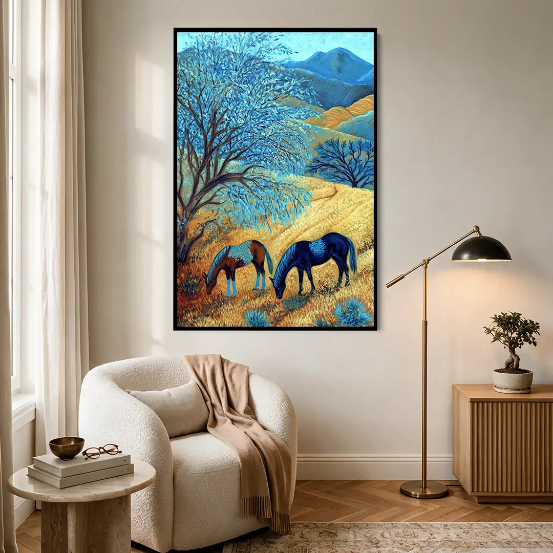 Blue Tree Hillside #UA-1969