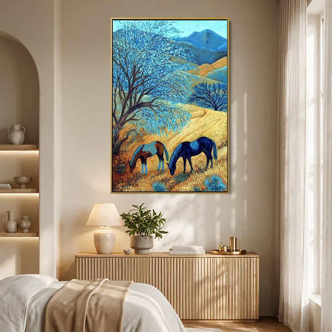 Blue Tree Hillside #UA-1969
