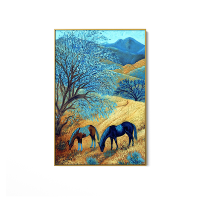 Blue Tree Hillside #UA-1969