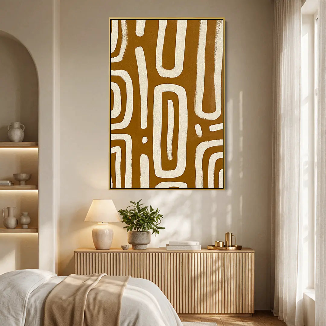 Ochre Ribbons #UA-2133
