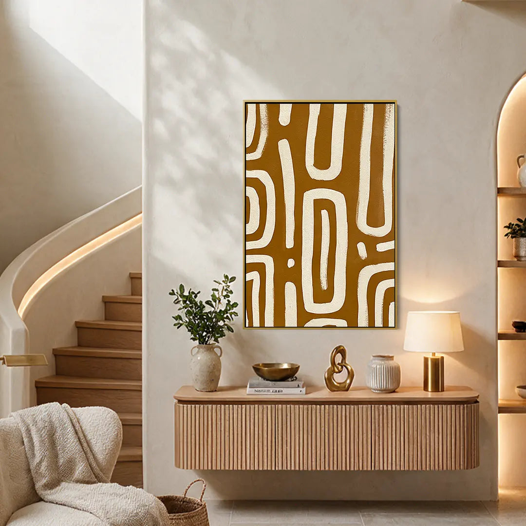 Ochre Ribbons #UA-2133