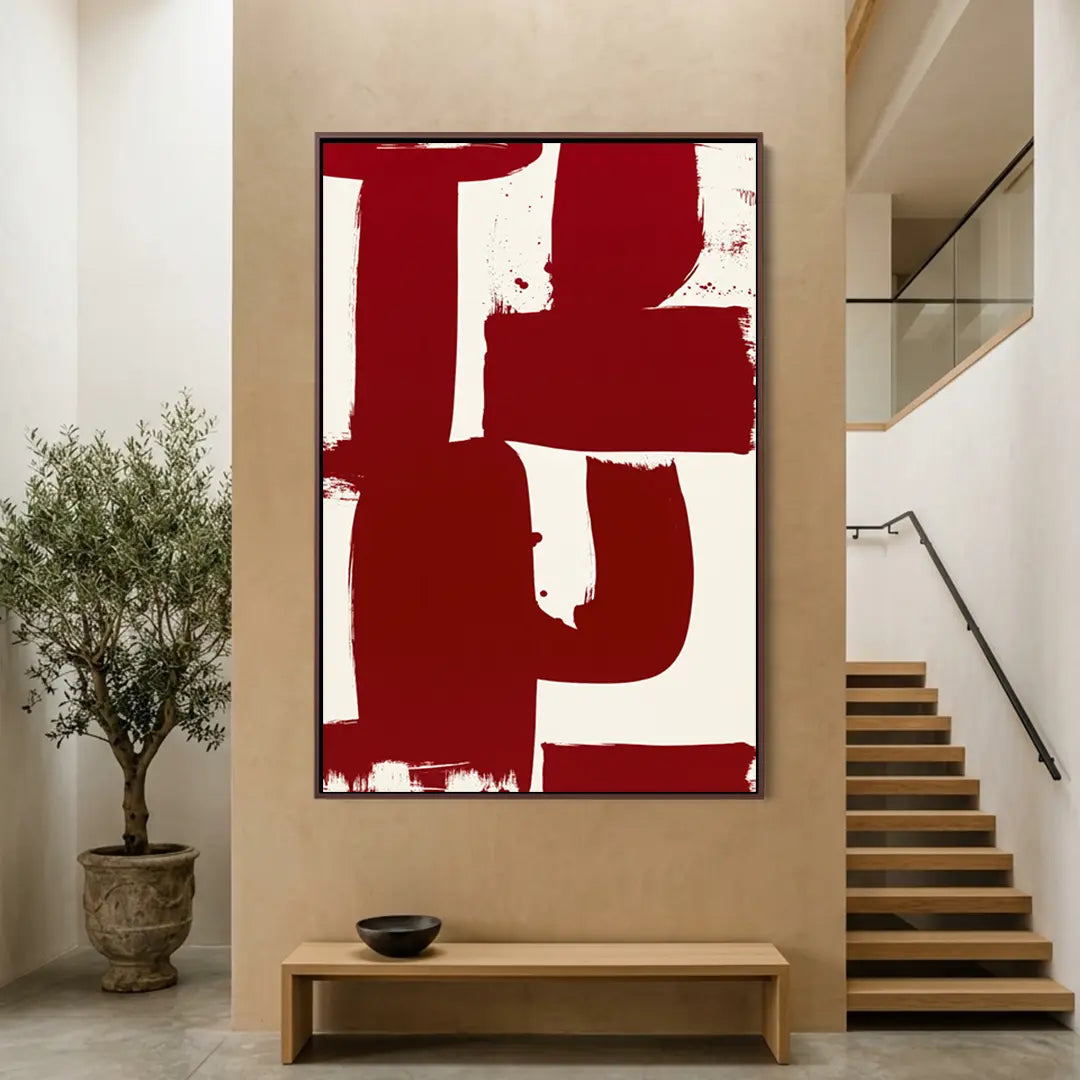 Crimson Strokes #UA-2196