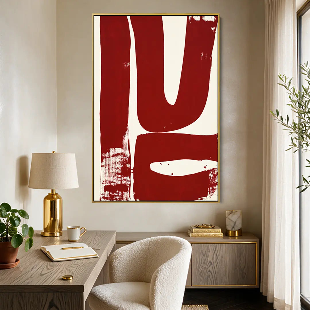 Crimson Strokes #UA-2197