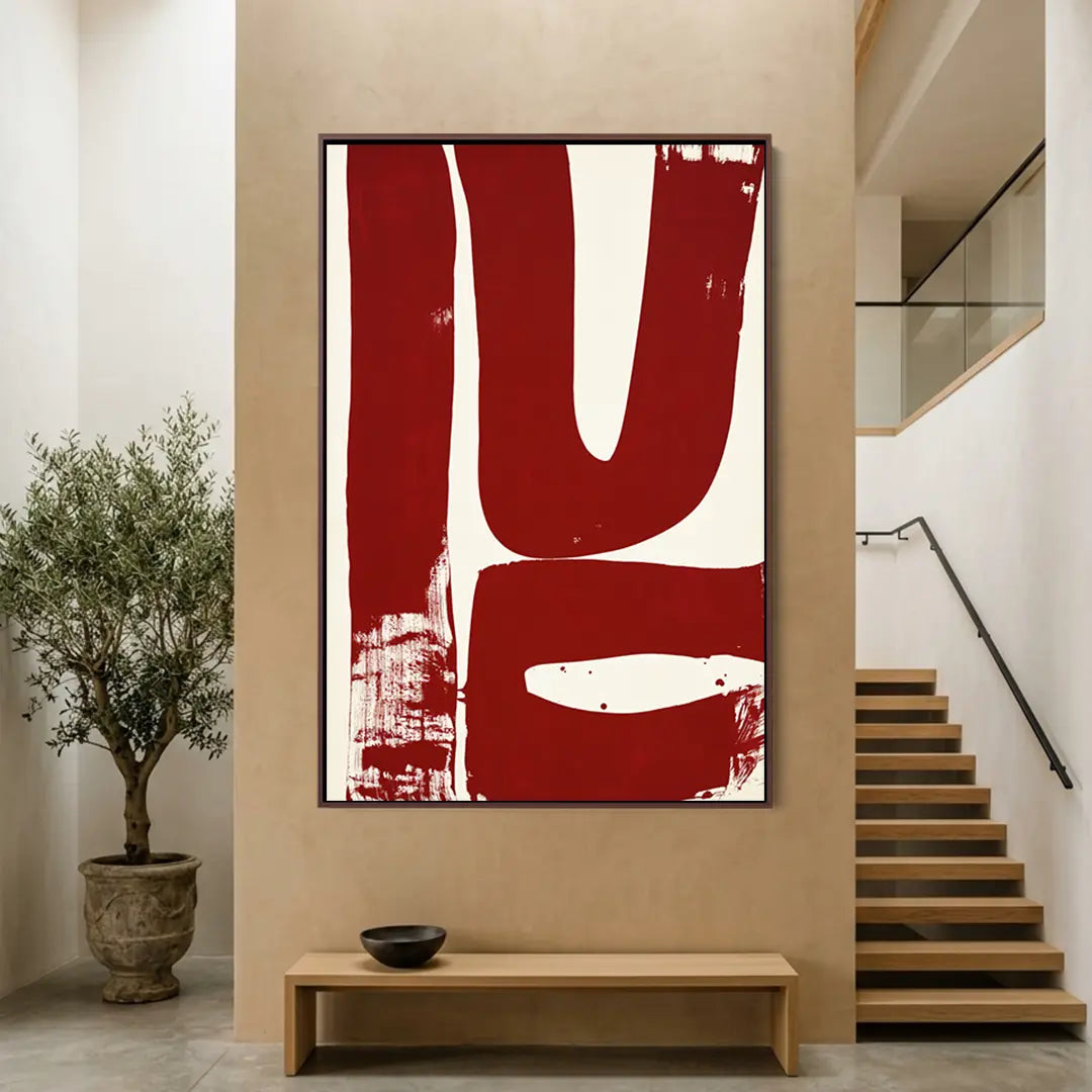 Crimson Strokes #UA-2197