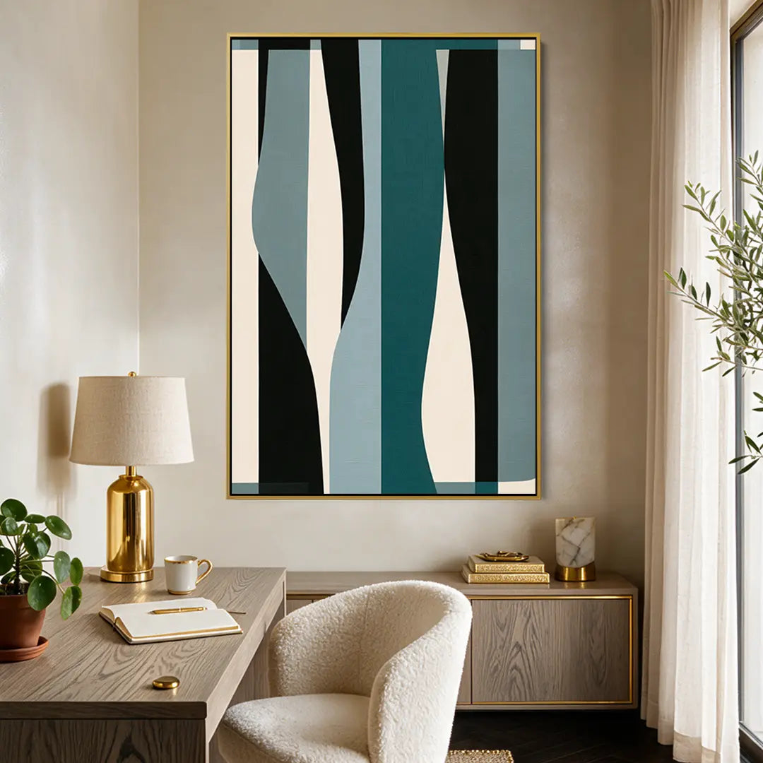 Teal Stripes #UA-2273