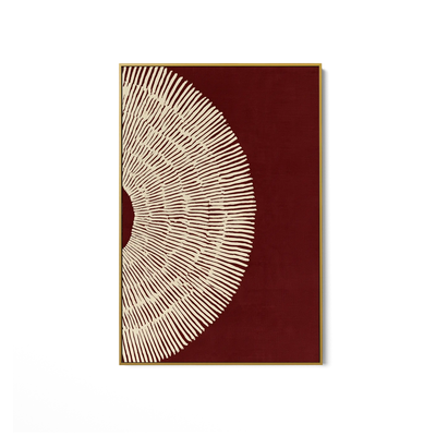 Burgundy Fan #UA-2282