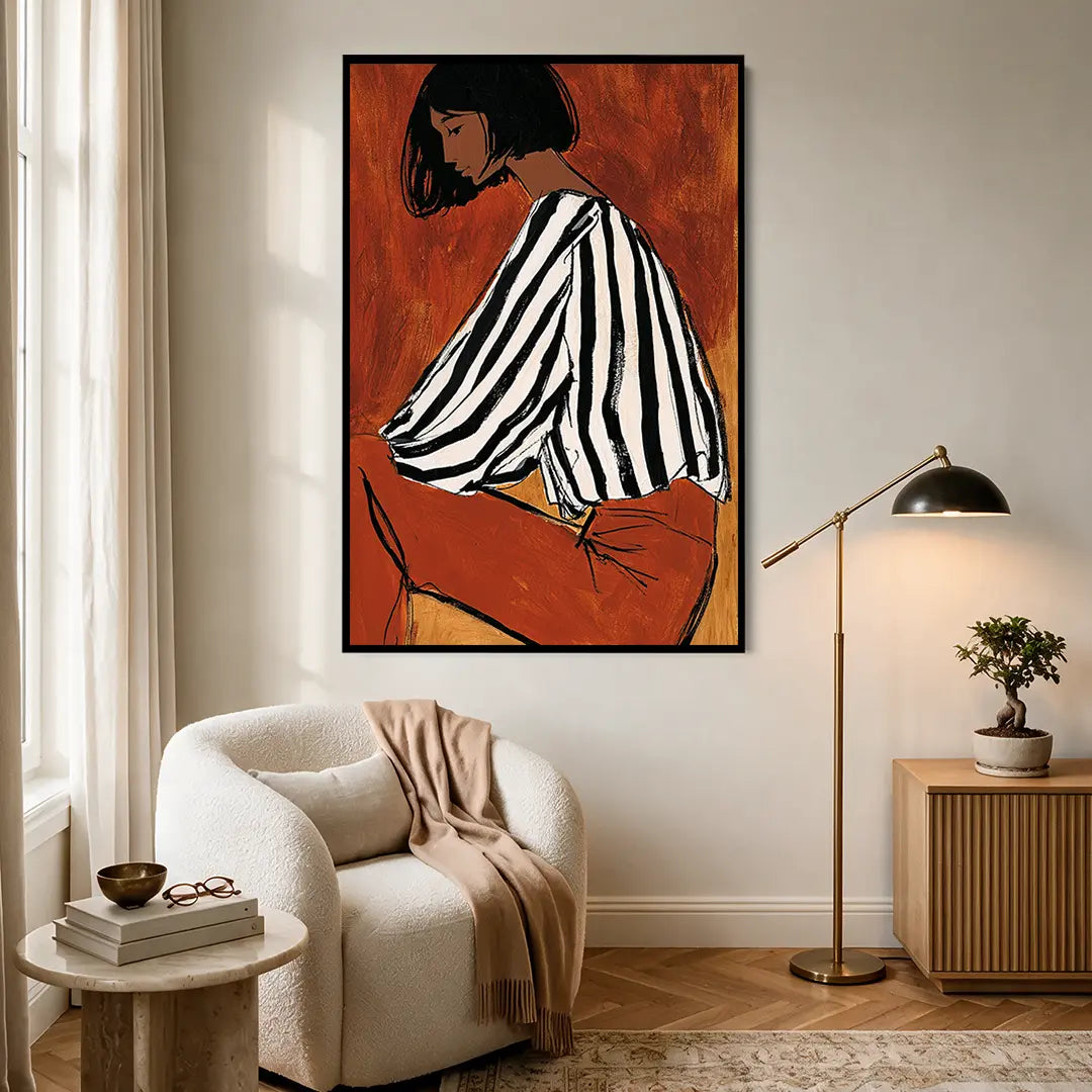 Striped Blouse Study #UA-2407