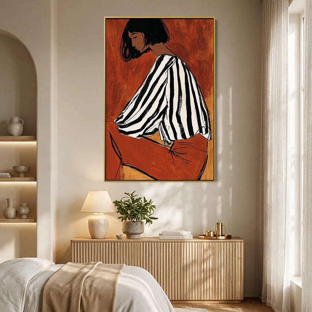 Striped Blouse Study #UA-2407