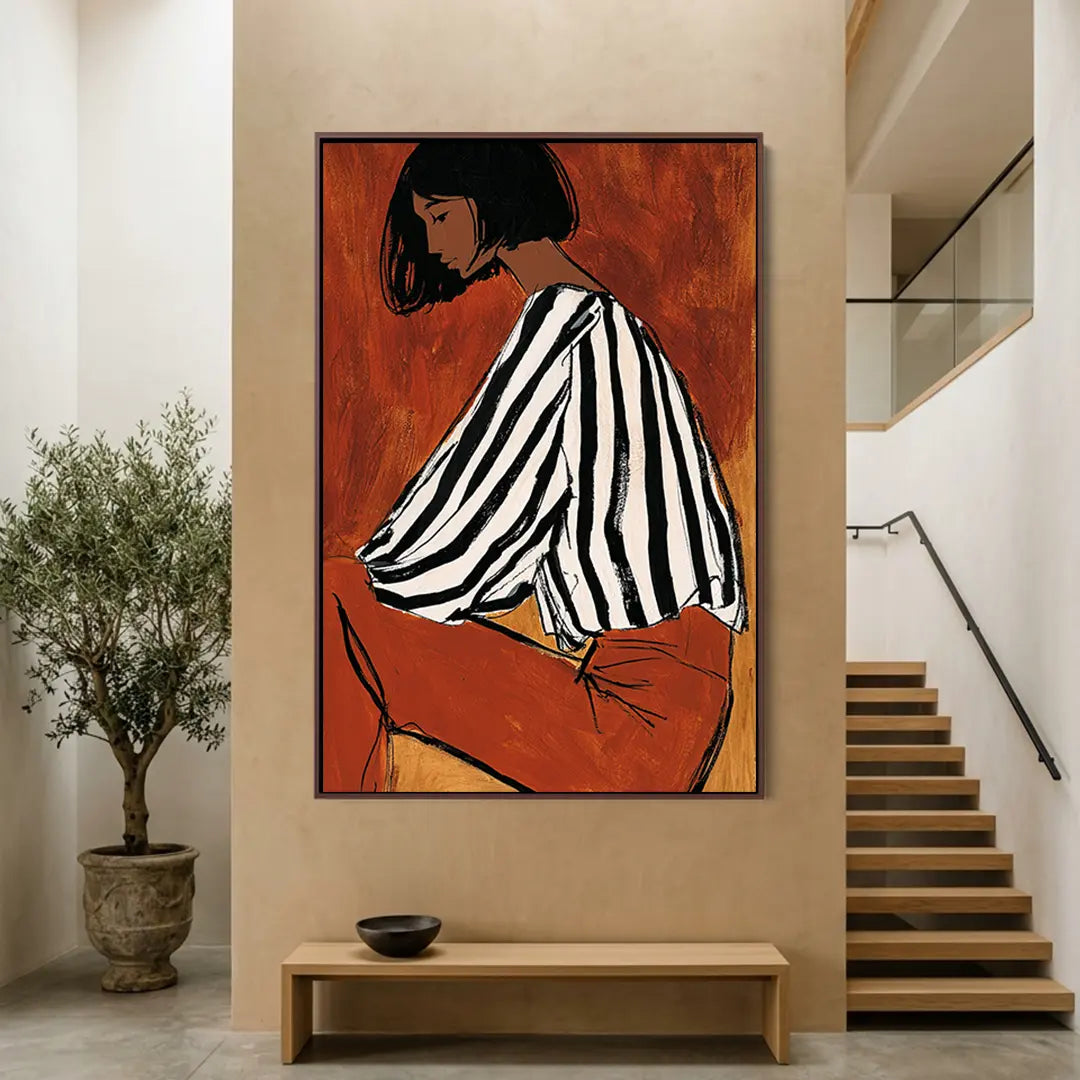 Striped Blouse Study #UA-2407