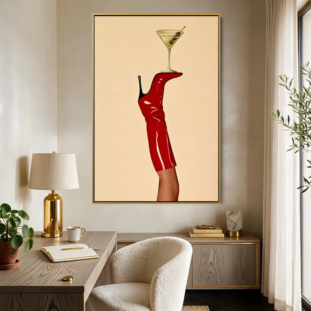 Red Boot Martini #UA-2427
