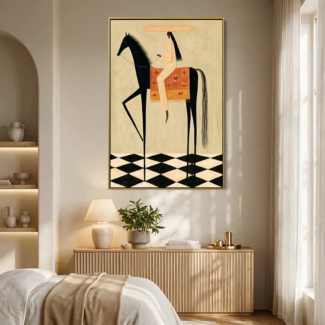 Tall Black Horse #UA-2445